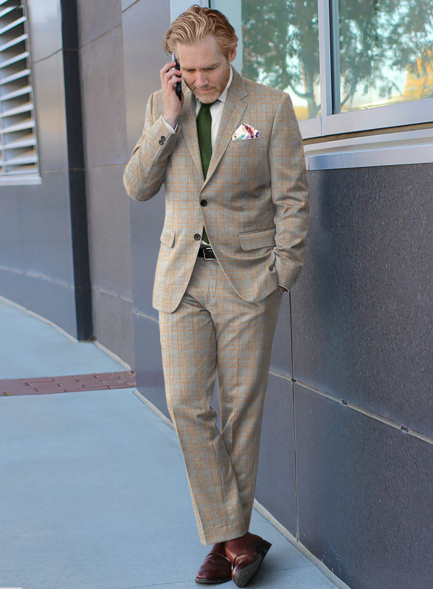 Italian Fonse Gray Wool Suit - Image 2