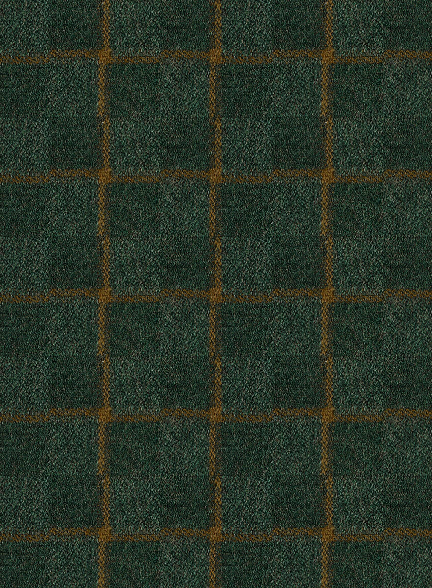 Italian Forestline Check Tweed Jacket - Image 3