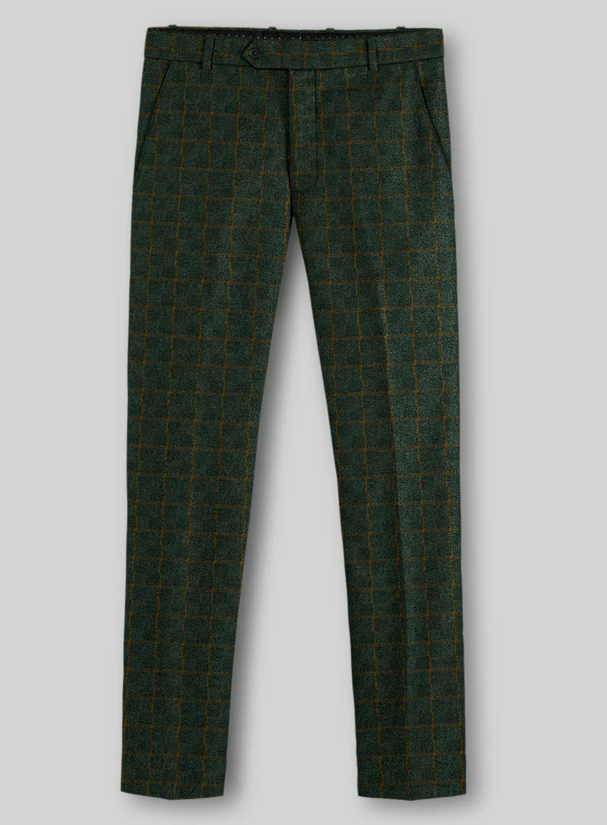 Italian Forestline Check Tweed Suit - Image 5
