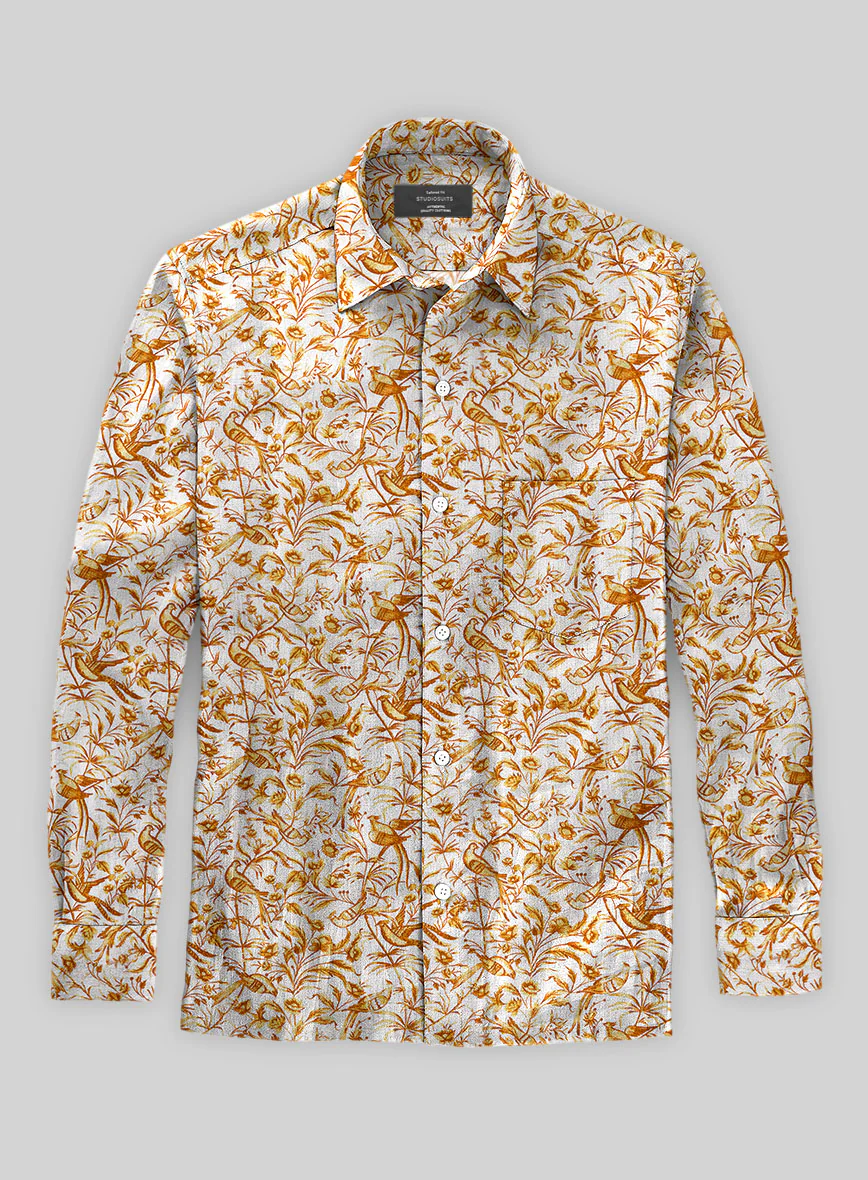 Italian Gisella Summer Linen Shirt - Image 2