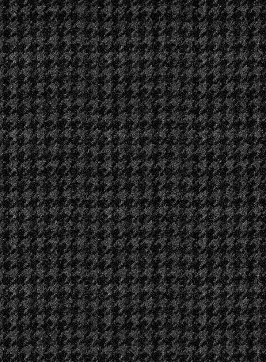 Italian Gray Houndstooth Tweed Suit - Image 8