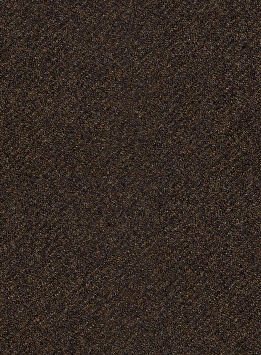 Italian Highlander Dark Brown Tweed Hunting Vest - Image 5