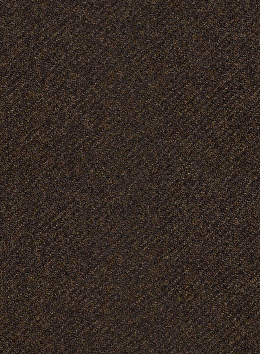 Italian Highlander Dark Brown Tweed Suit - Image 8