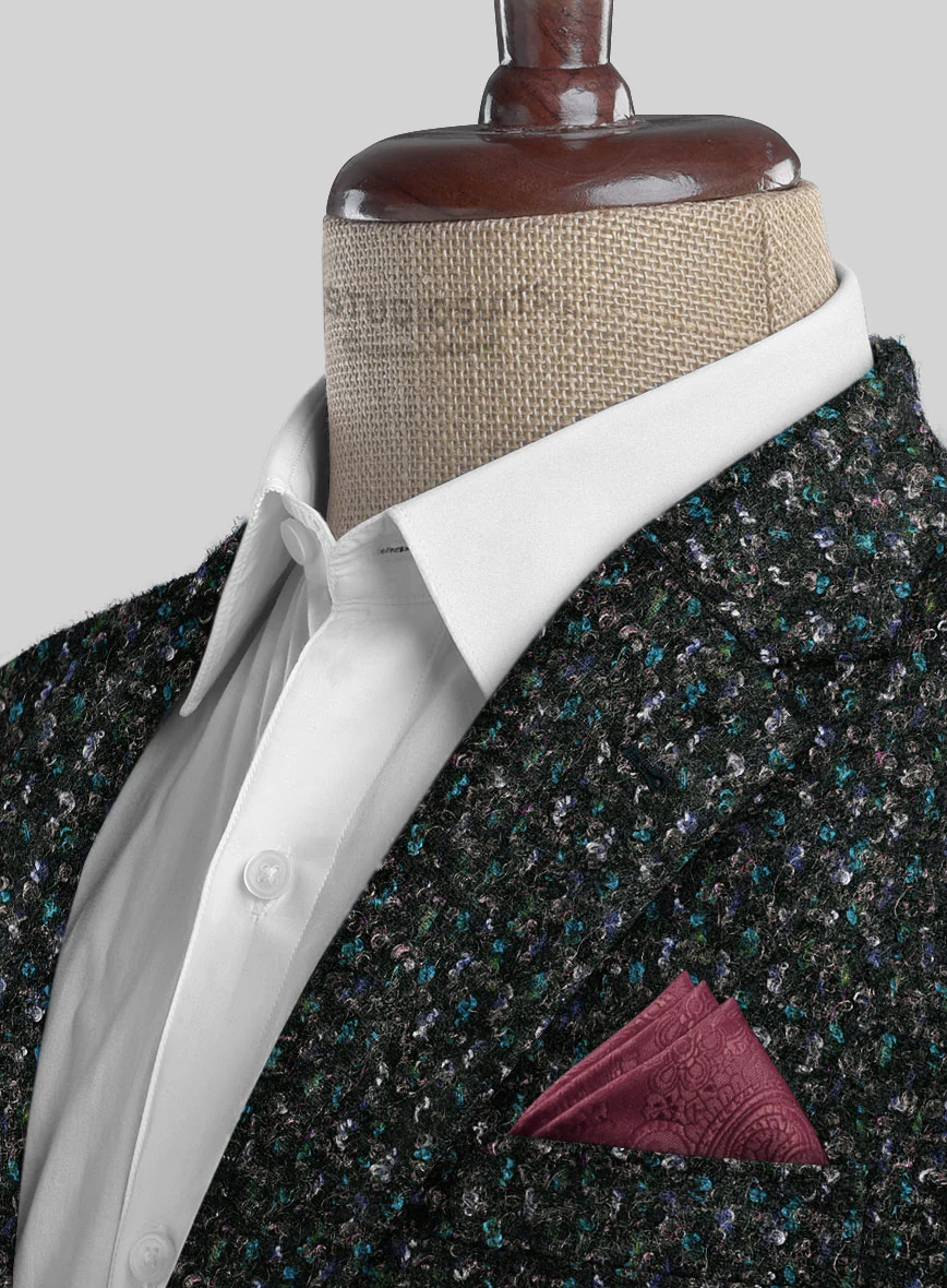 Italian Hugin Boucle Wool Jacket - Image 2