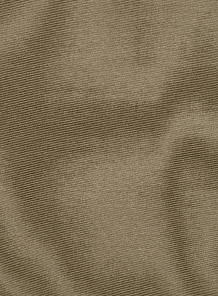 Italian Hunter Khaki Cotton Stretch Pants - Image 3