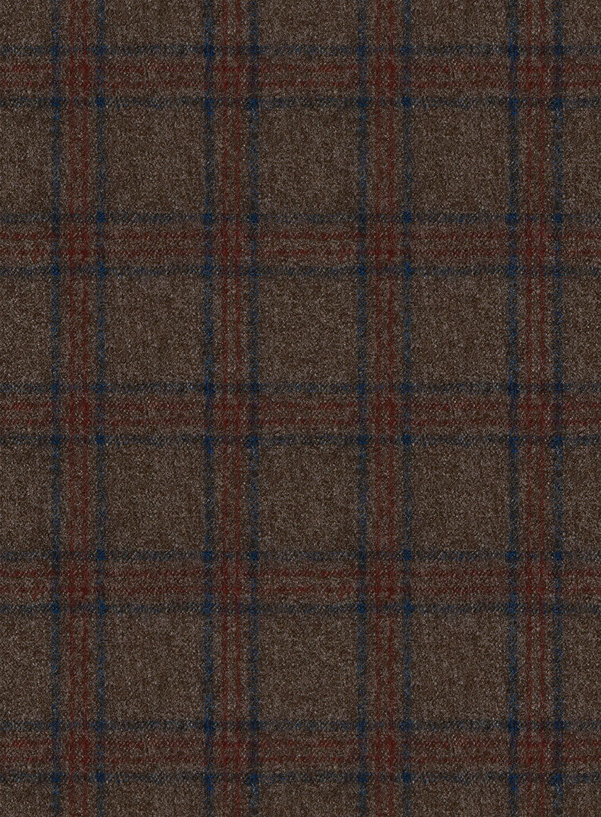 Italian Iana Brown Wool Jacket - Image 2