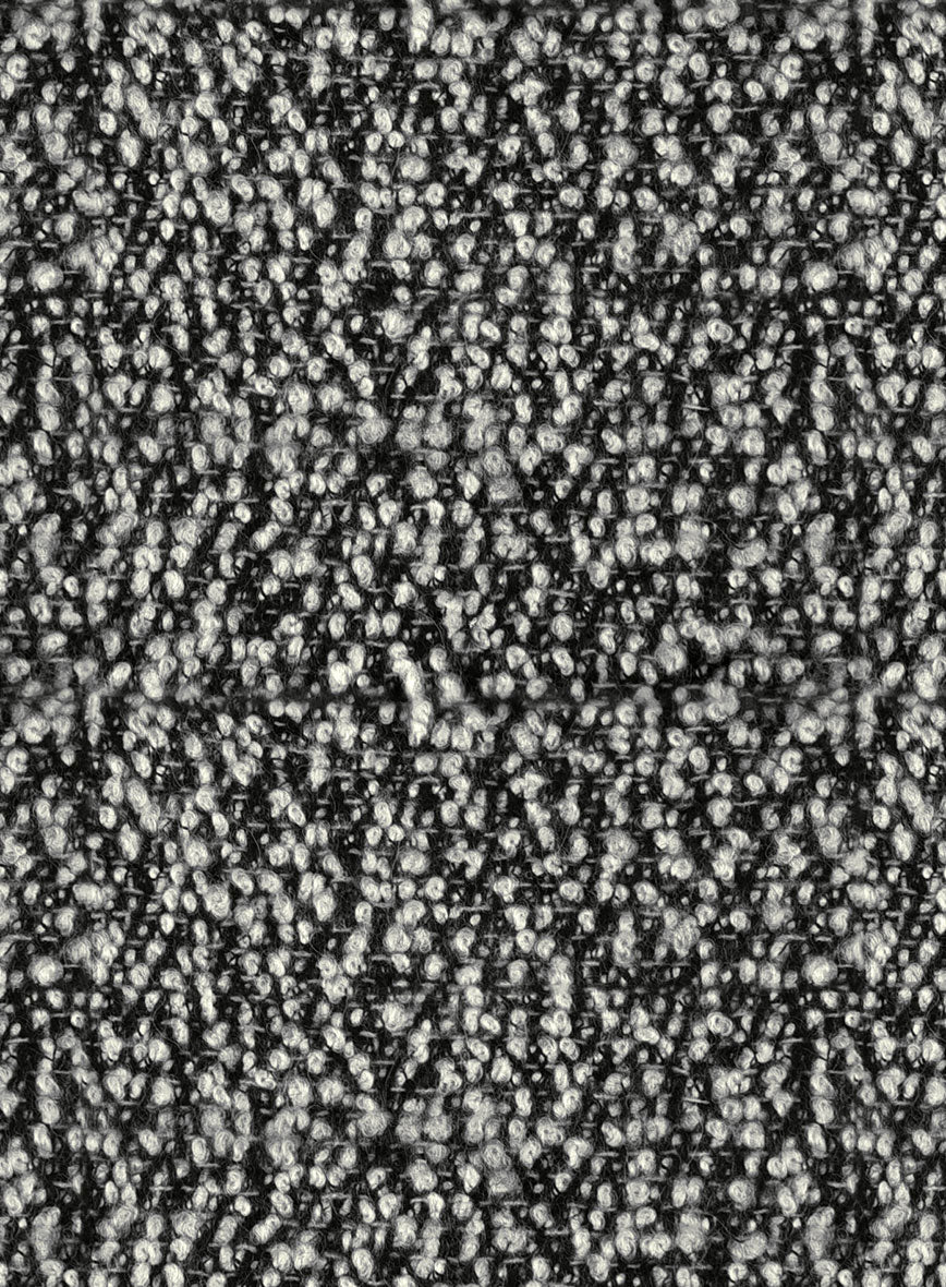 Italian Iquio Boucle Wool Jacket - Image 3