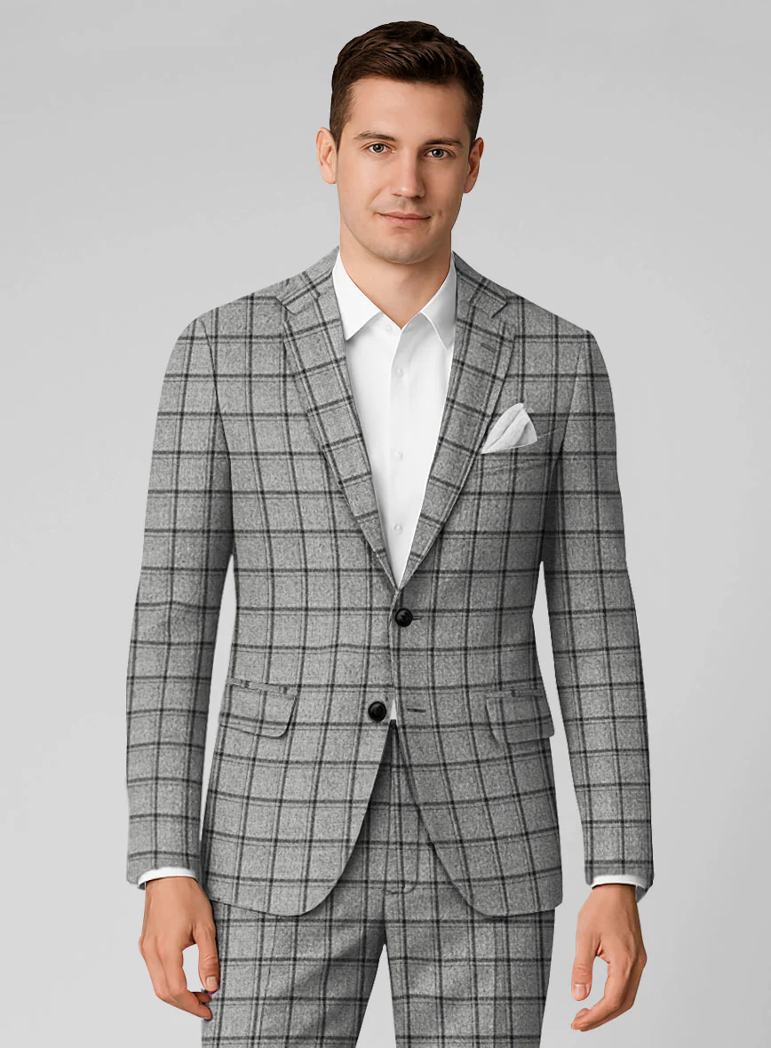 Italian Ironclad Check Tweed Jacket - Image 2