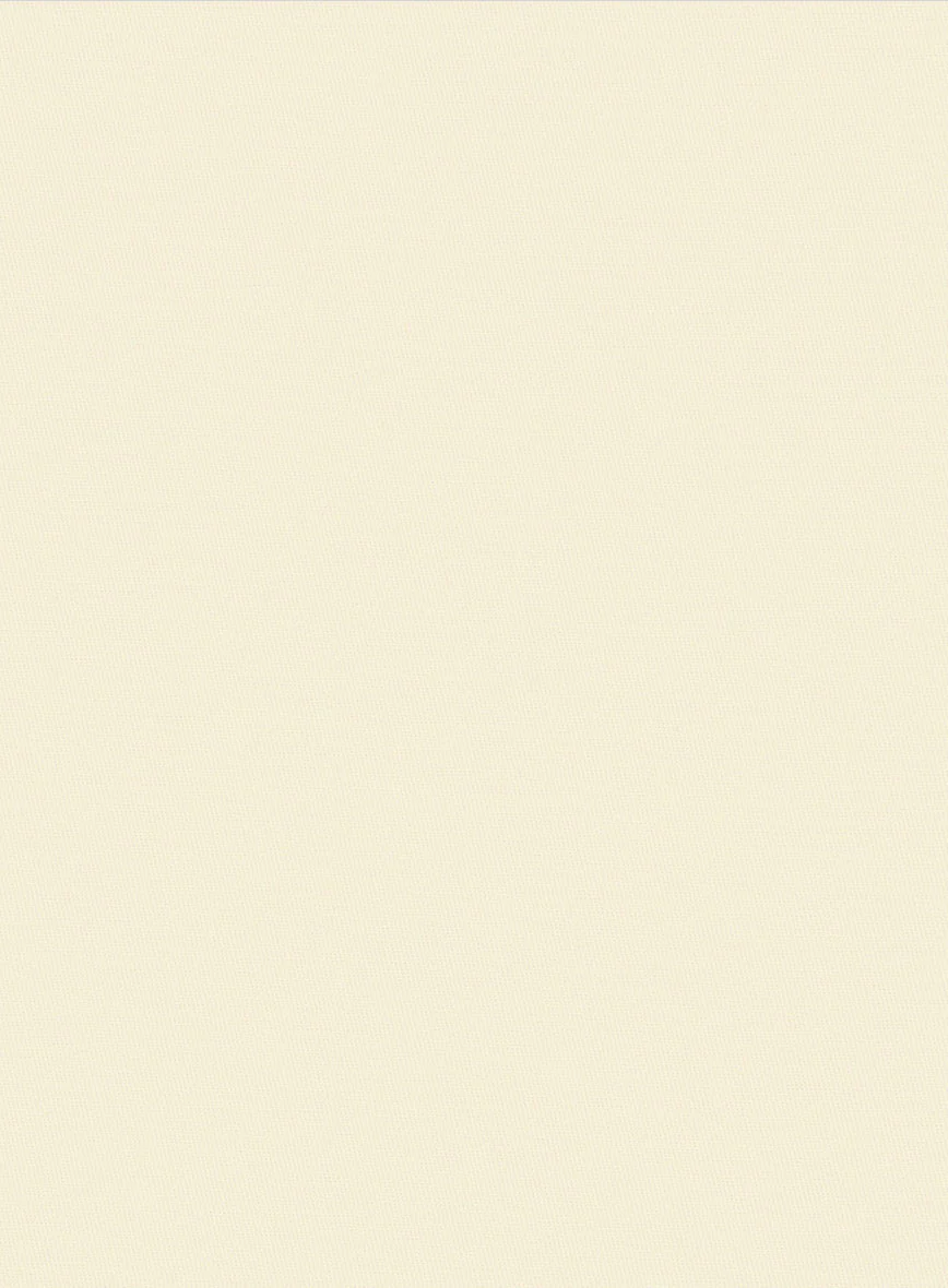 Italian Ivory Cotton Stretch Suit - Image 8
