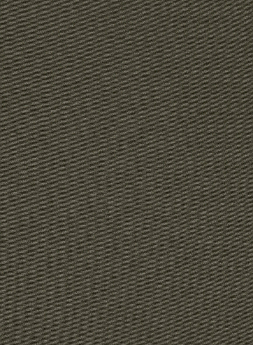 Italian Ivy Green Cotton Stretch Suit - Image 6