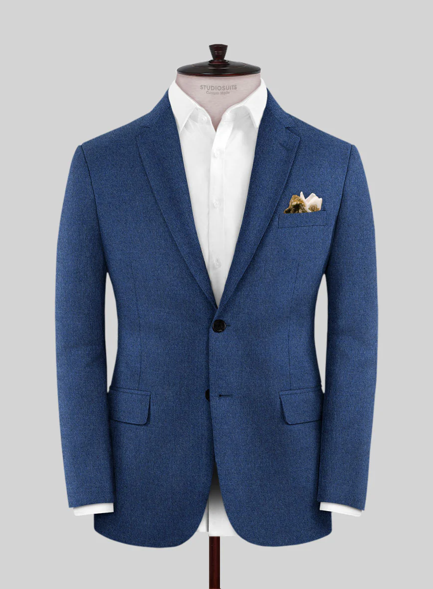 Italian Jil Blue Wool Suit - Image 3