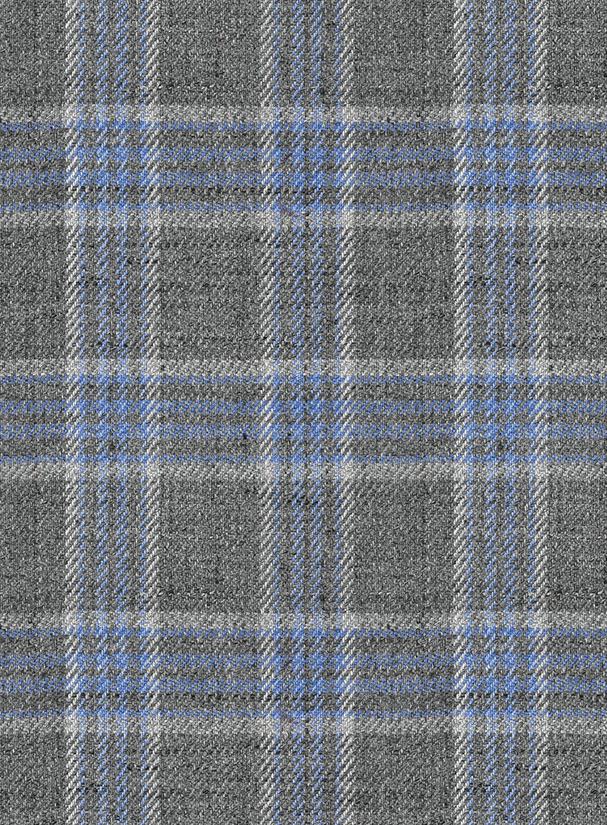 Italian Joa Gray Wool Pants - Image 2