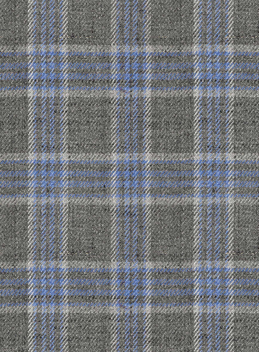 Italian Joa Gray Wool Suit - Image 5