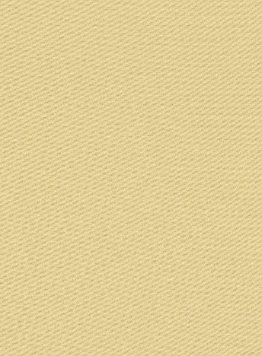 Italian Latte Beige Cotton Stretch Jacket - Image 2