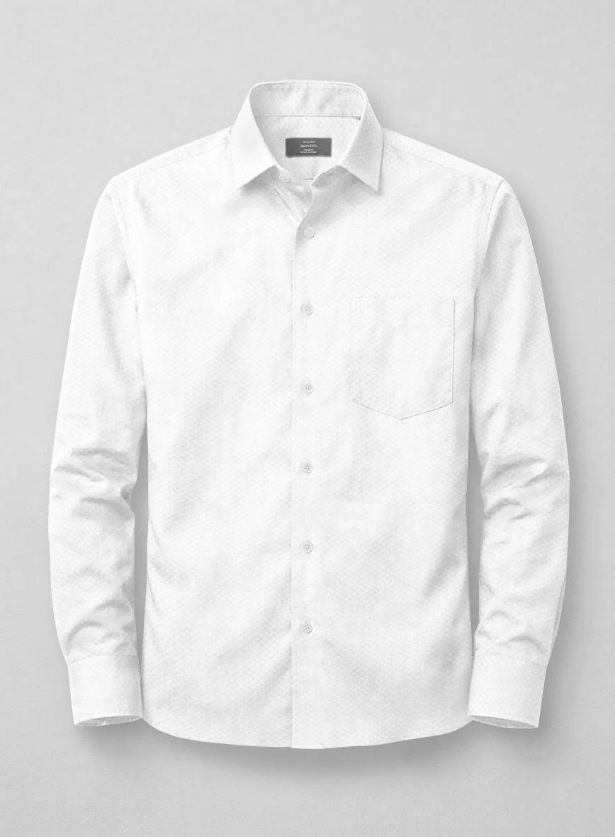 Italian Lattice Dobby Shirt - Image 3