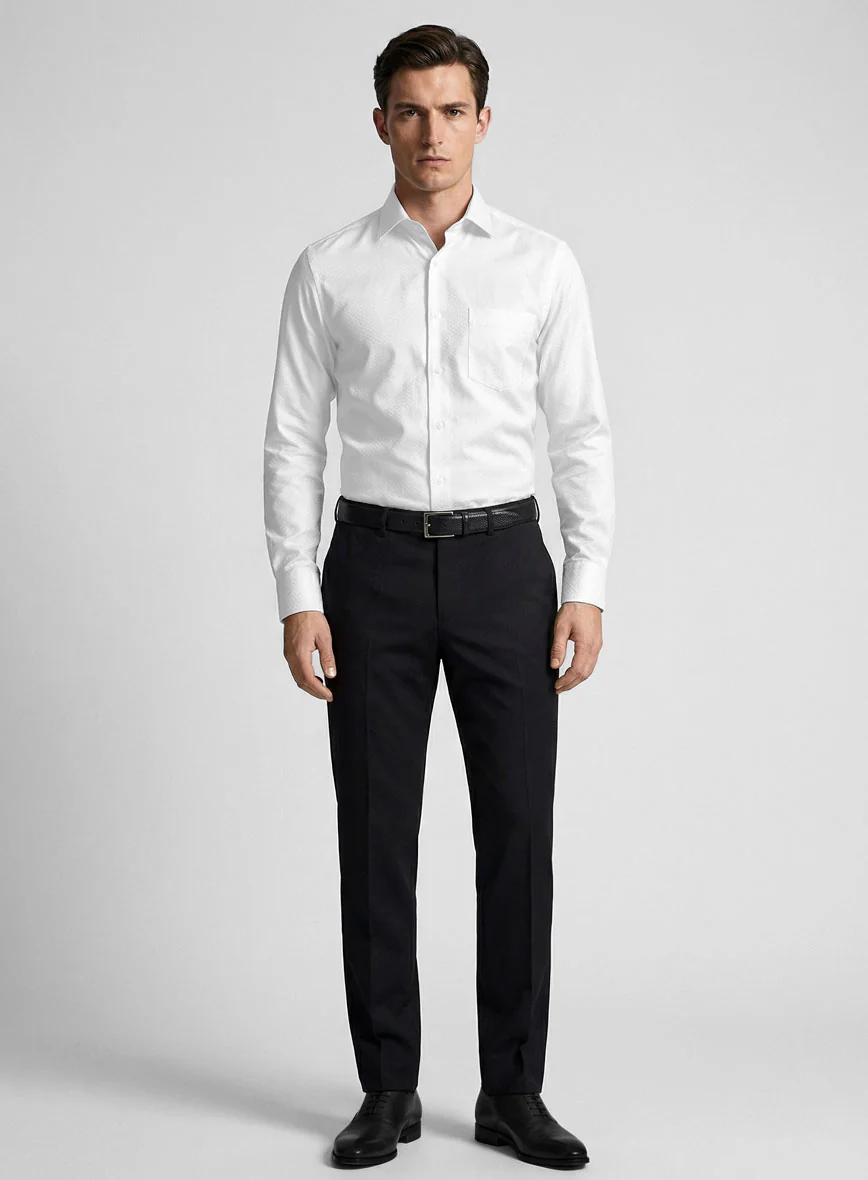 Italian Lattice Dobby Shirt - Image 4