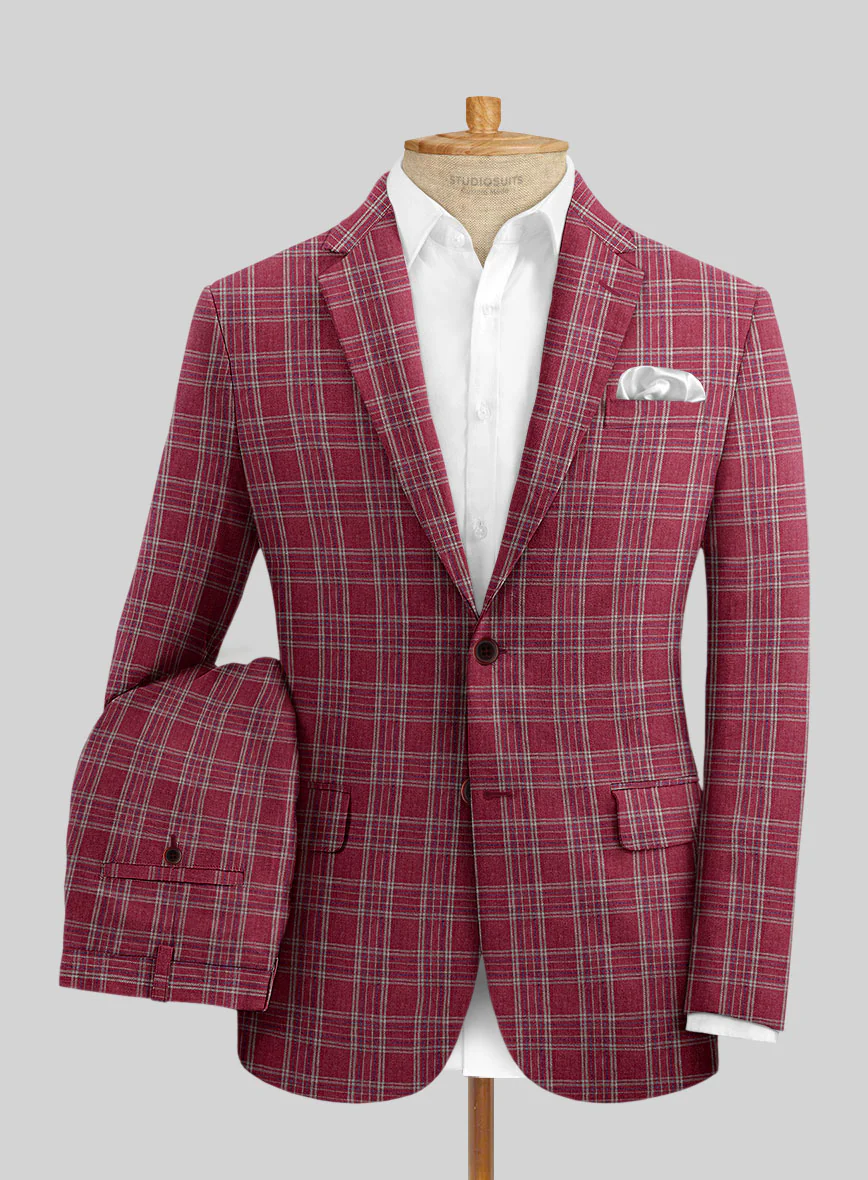 Italian Linen Acier Suit - Image 2
