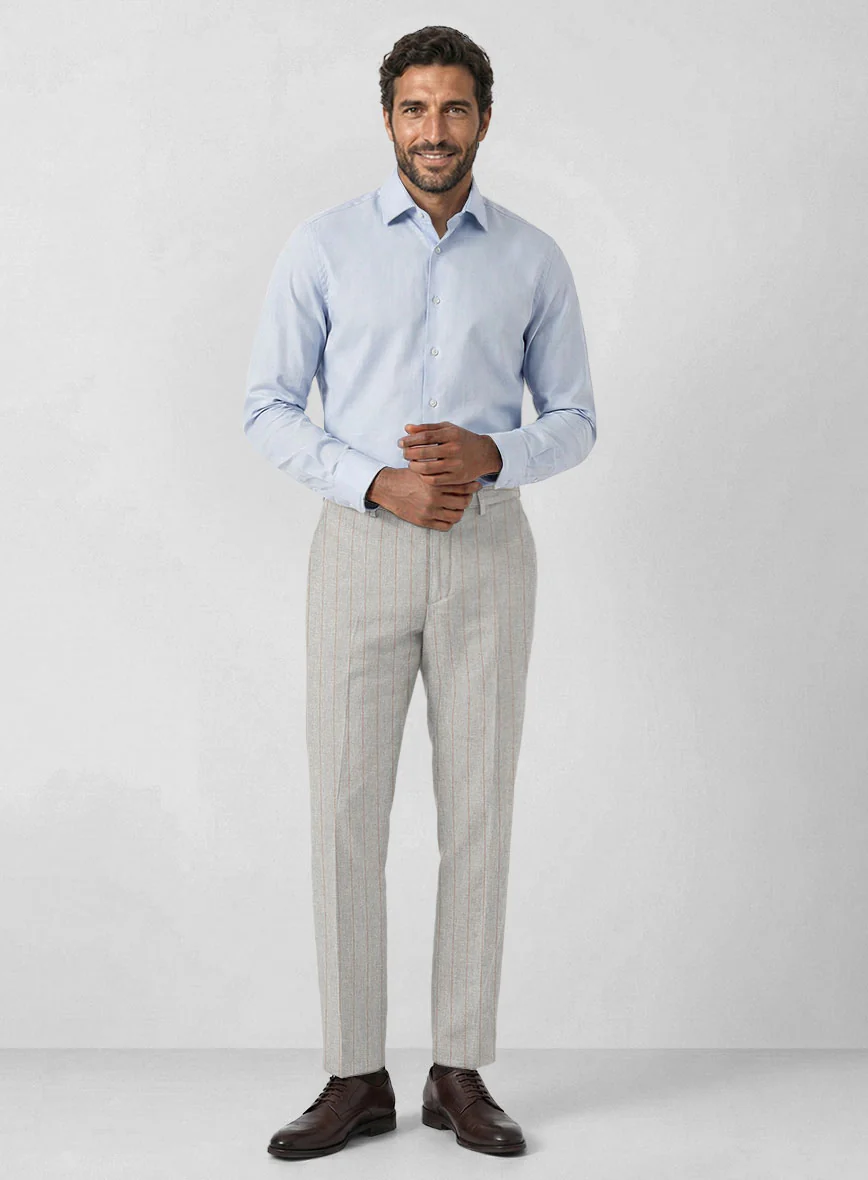 Italian Linen Ashara Stripe Suit - Image 6