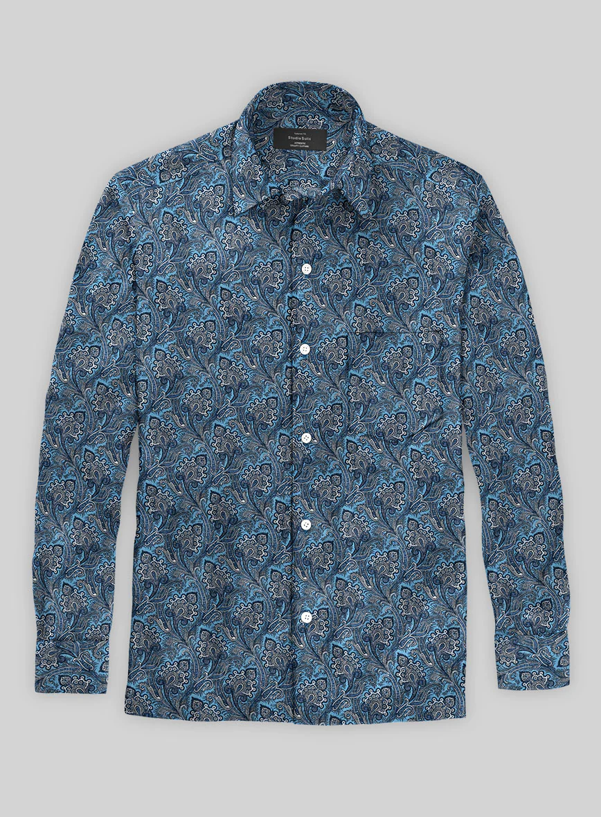 Italian Linen Asqual Shirt - Image 2