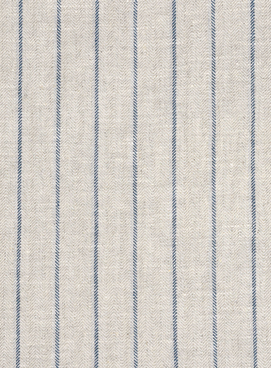 Italian Linen Belvano Stripe Pants - Image 3