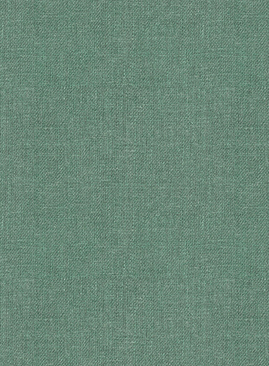 Italian Linen Brandy Green Pants - Image 3