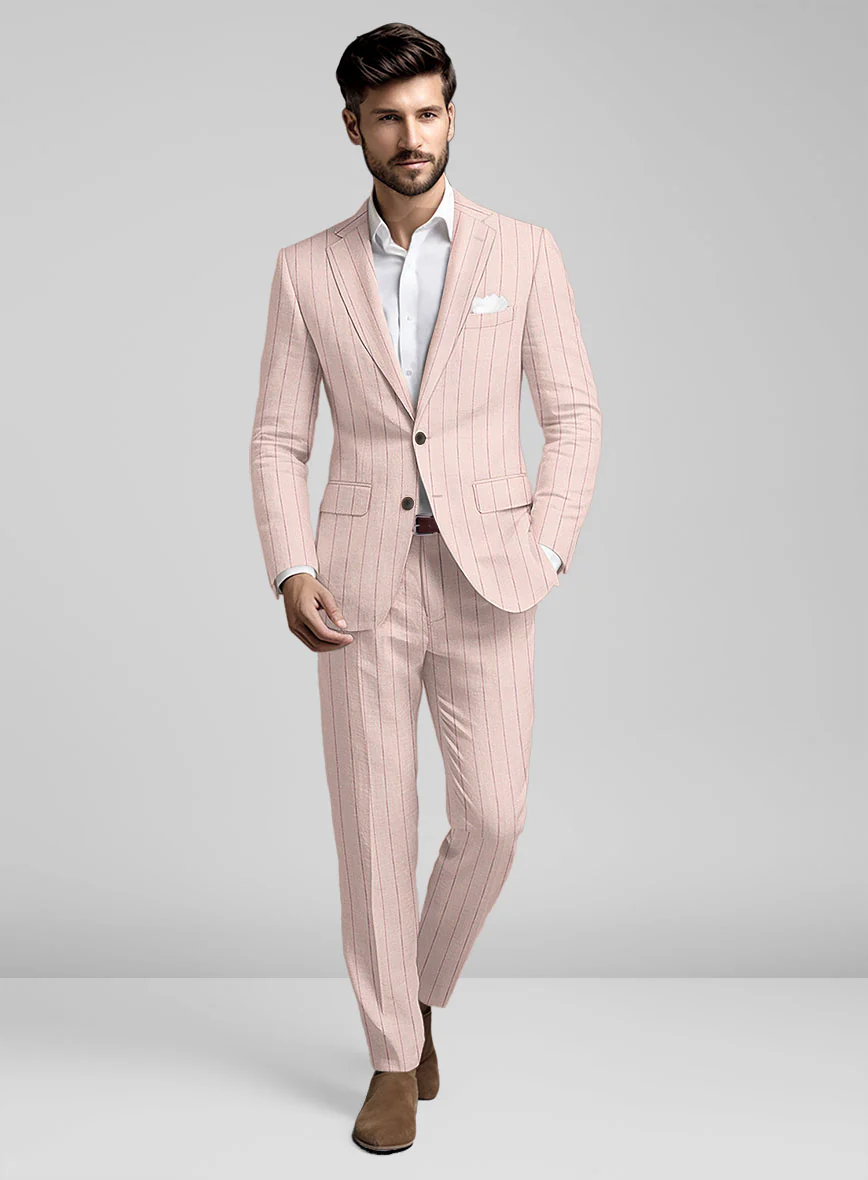 Italian Linen Cemto Suit - Image 2