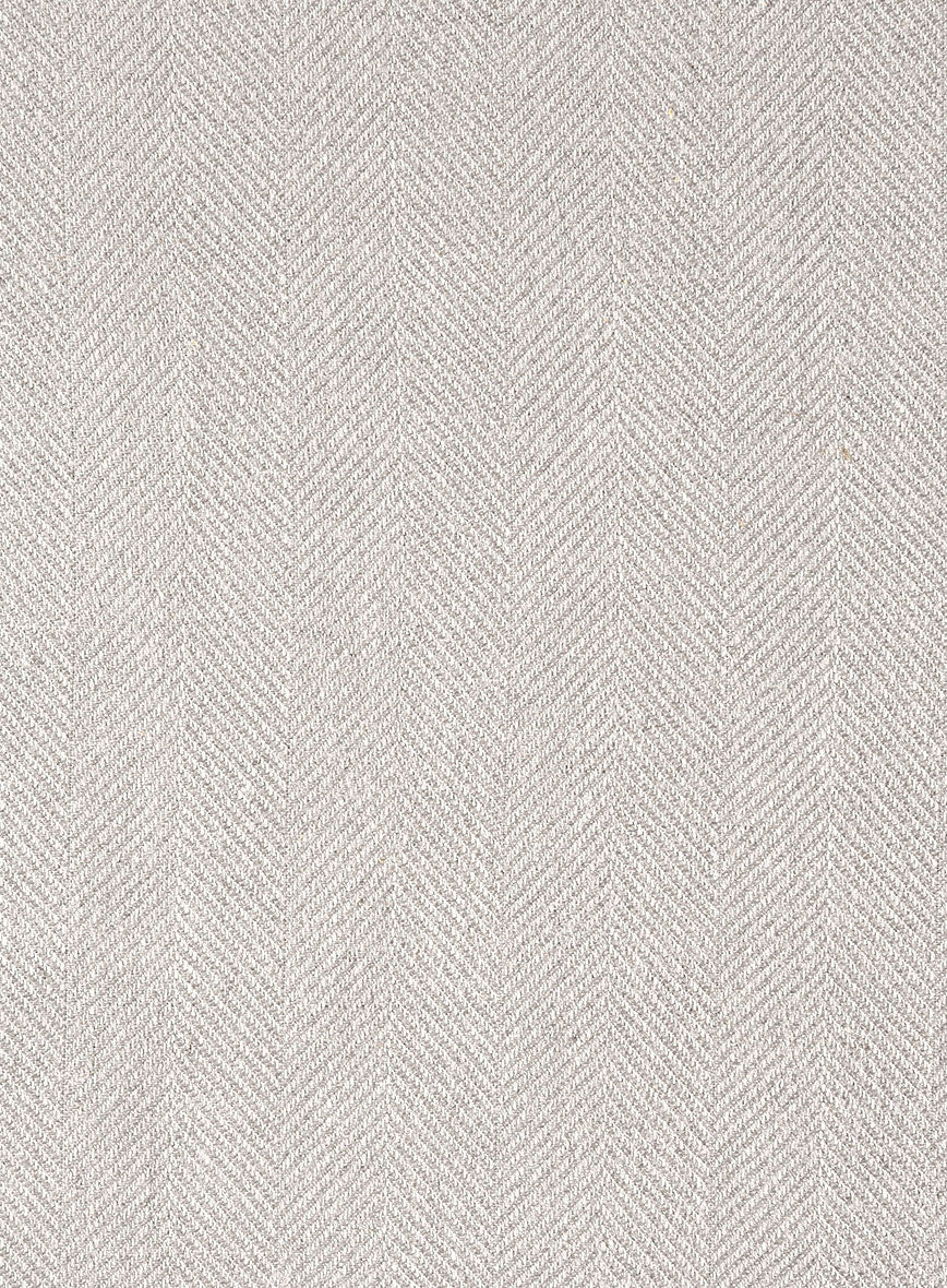 Italian Linen Cenaro Herringbone Jacket - Image 3