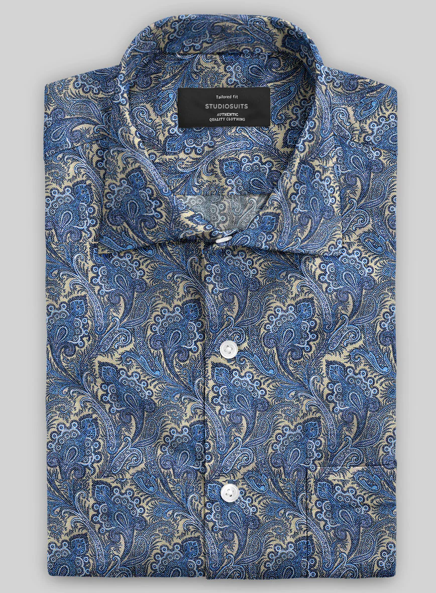 Italian Linen Dalgo Shirt - Image 2
