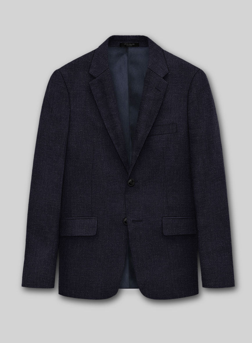 Italian Linen Deep Navy Suit - Image 2