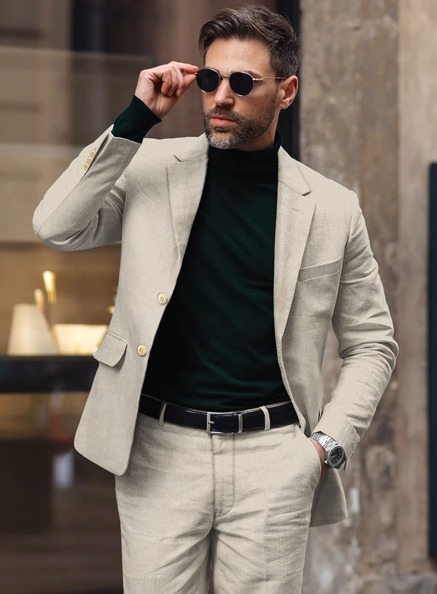 Italian Linen Demetrio Jacket - Image 2