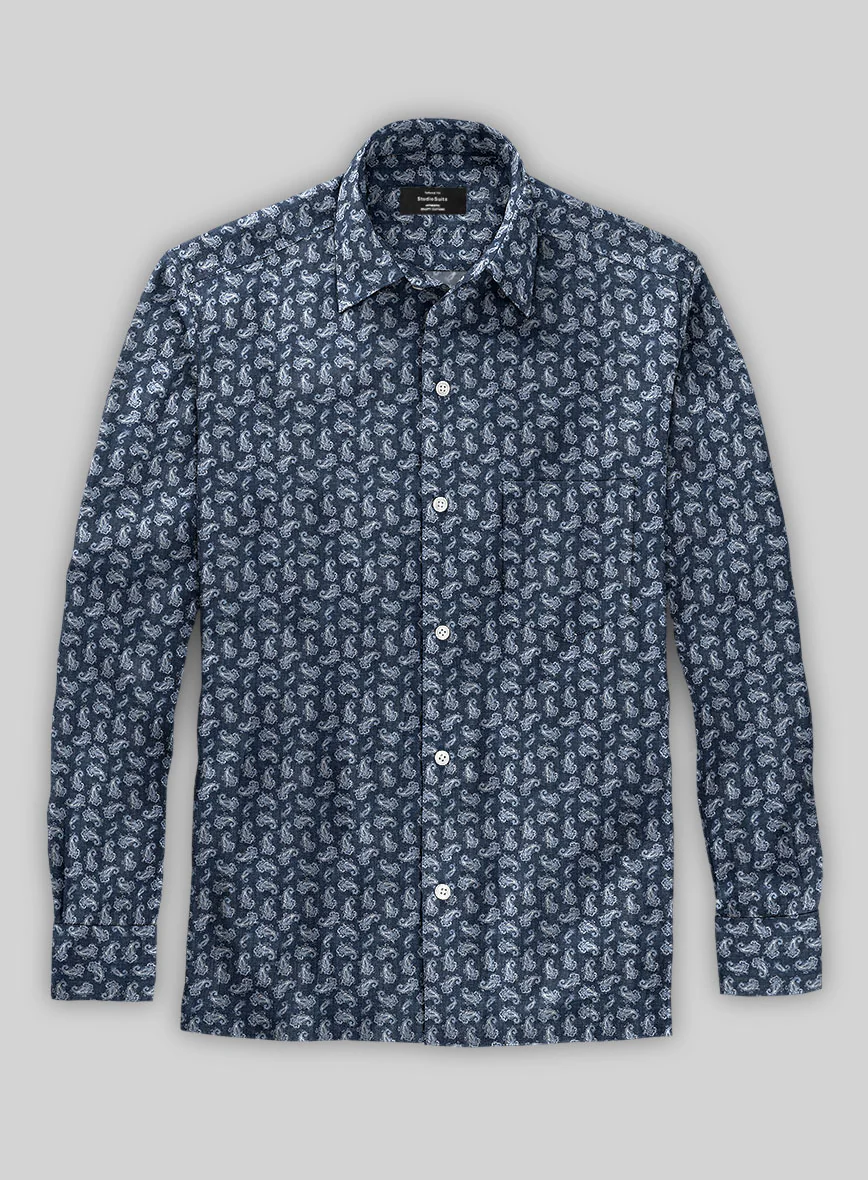 Italian Linen Enlato Shirt - Image 2