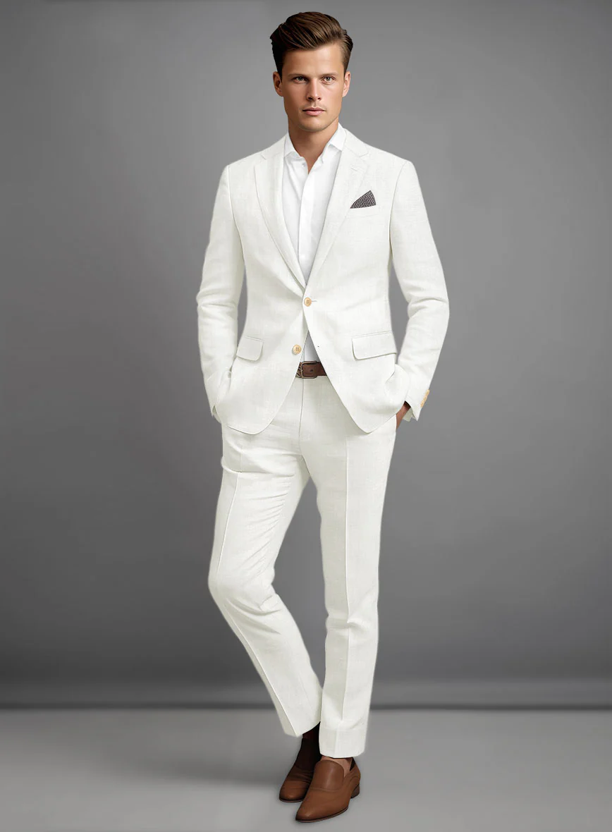 Italian Linen Eroe Suit - Image 2
