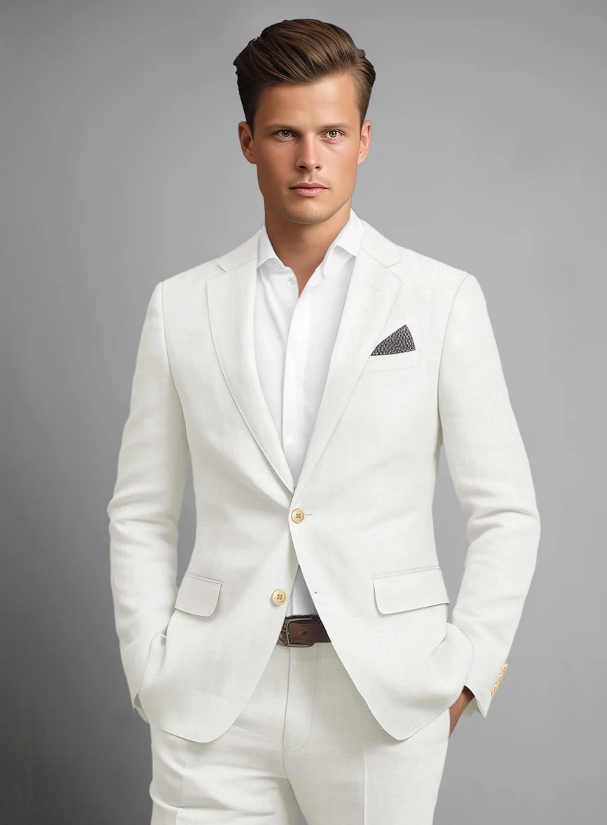 Italian Linen Eroe Suit - Image 4