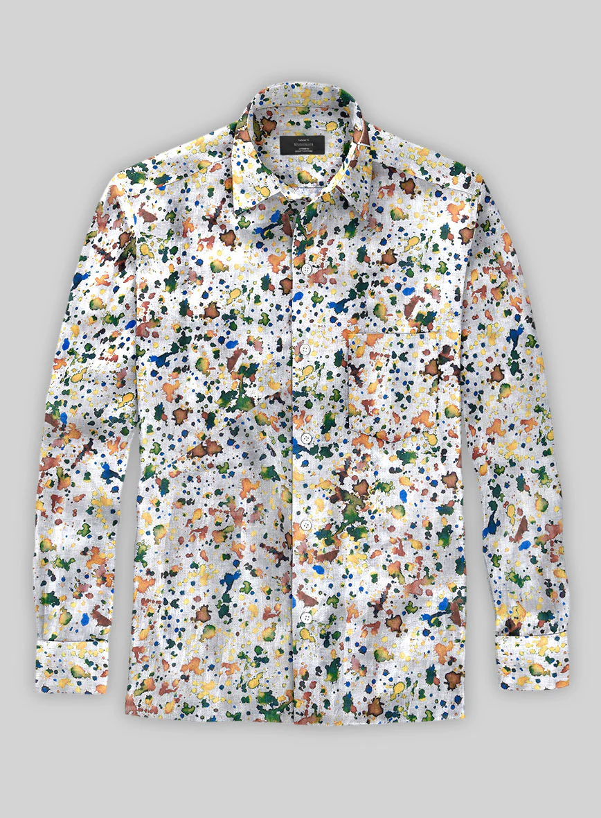 Italian Linen Eujeni Shirt - Image 2