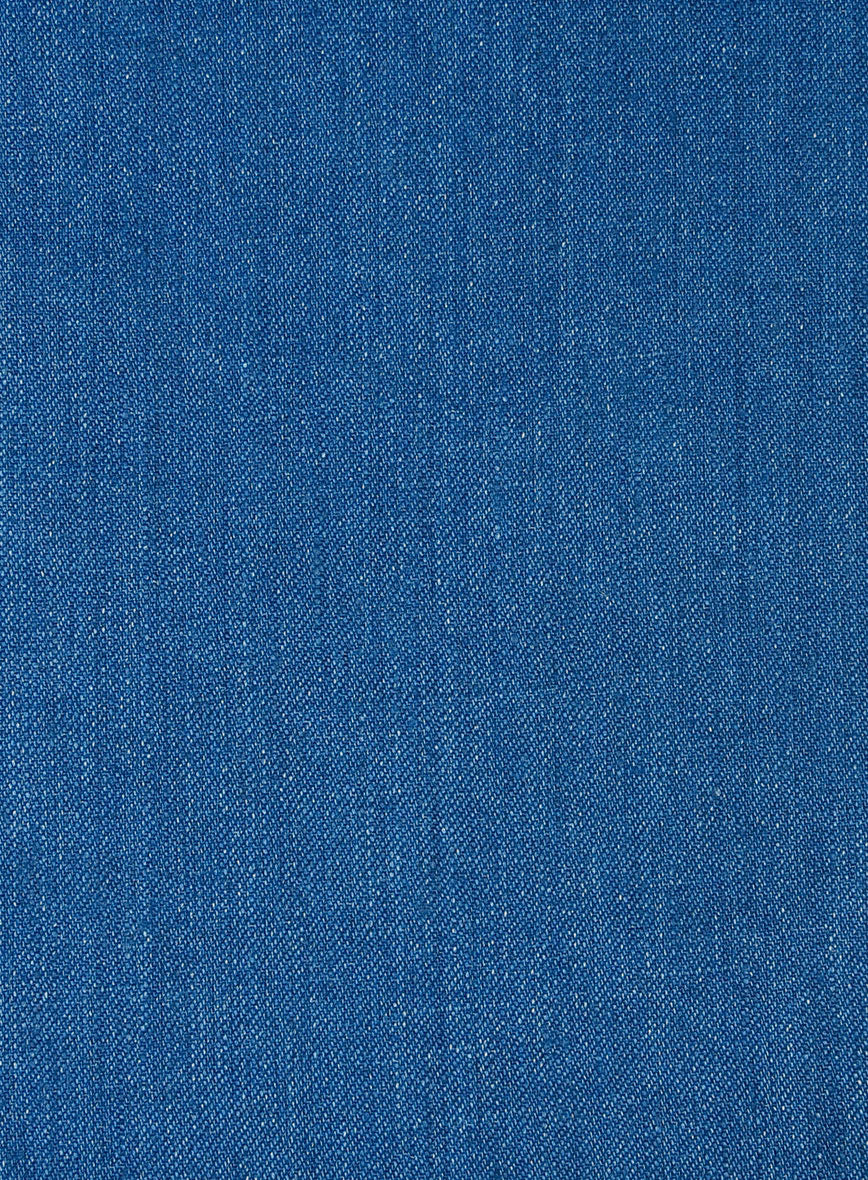 Italian Linen French Blue Suit - Image 8