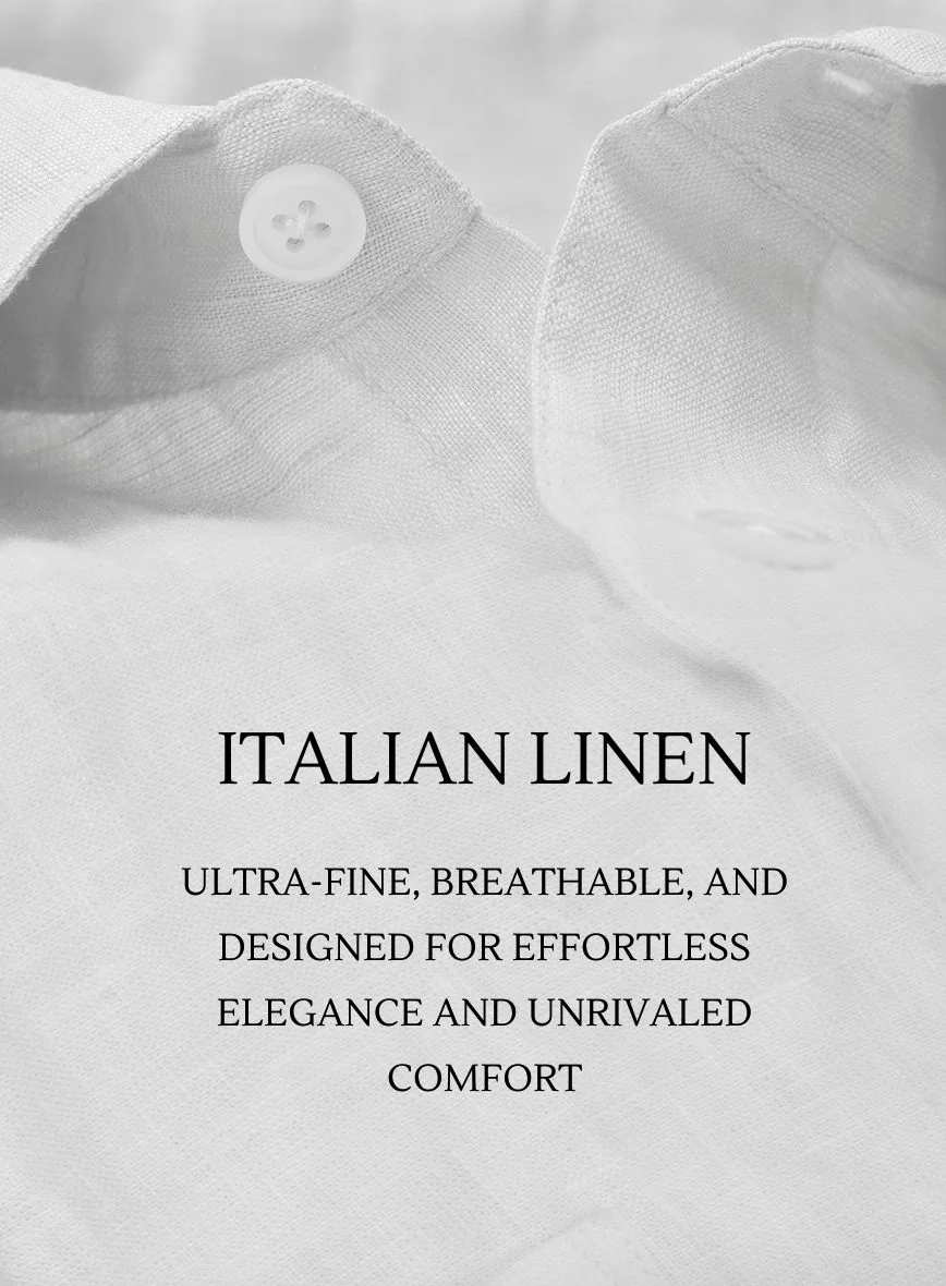 Italian Linen Gilba Shirt - Image 4