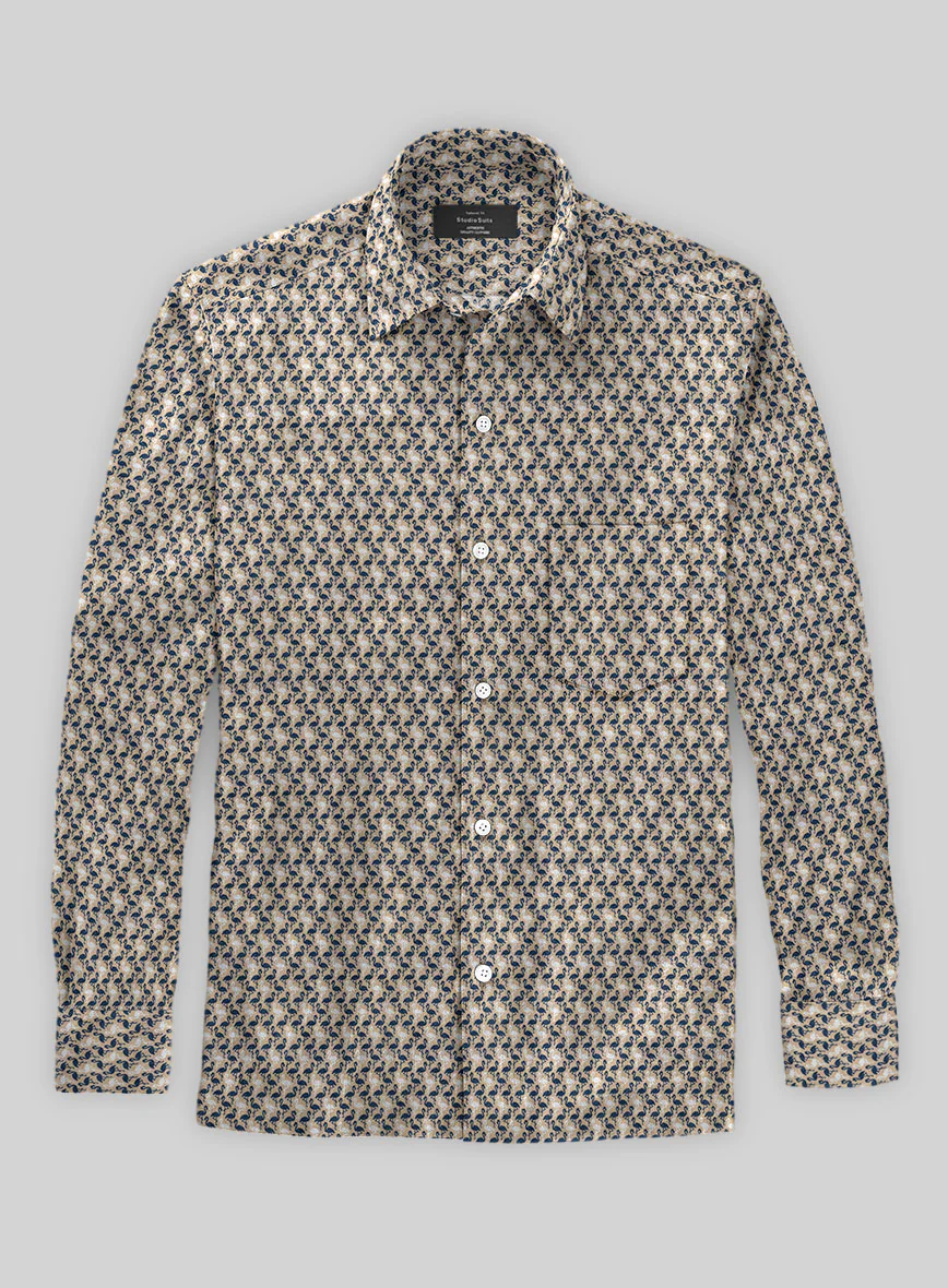Italian Linen Ican Shirt - Image 2