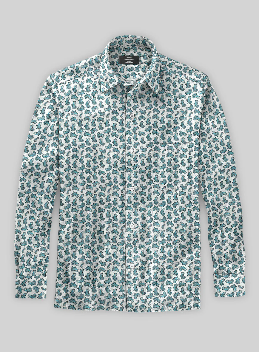 Italian Linen Isra Shirt - Image 2