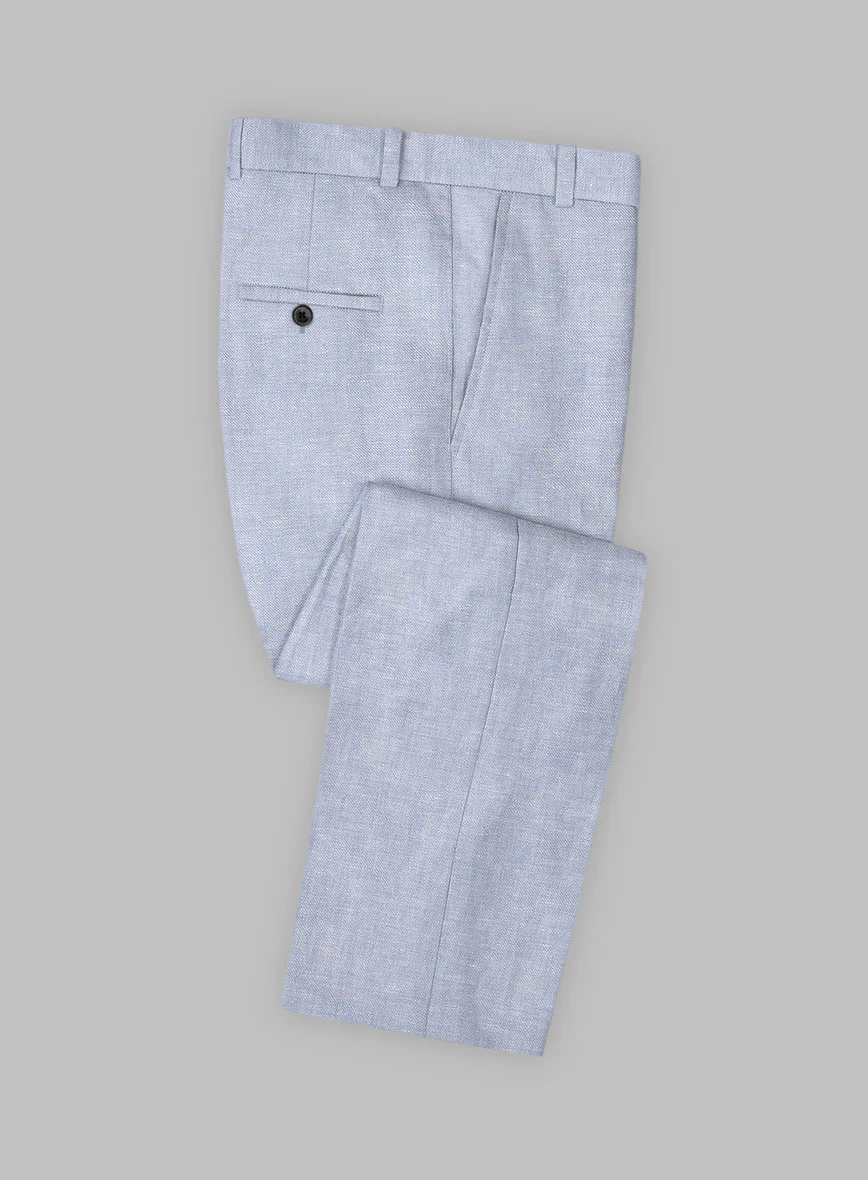 Italian Linen Lavender Mist Suit - Image 7