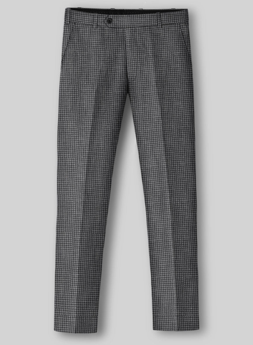 Italian Linen Lupesco Houndstooth Pants - Image 2