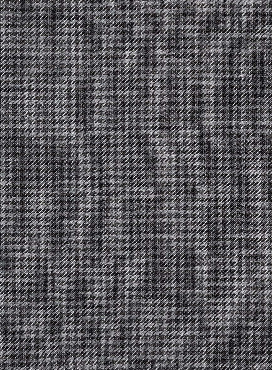 Italian Linen Lupesco Houndstooth Suit - Image 6