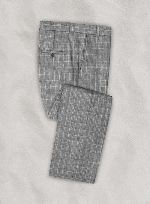 Italian Linen Lusso Black Suit - Image 5