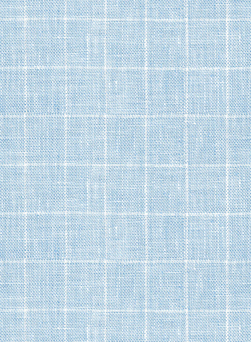 Italian Linen Lusso Blue Jacket - Image 2
