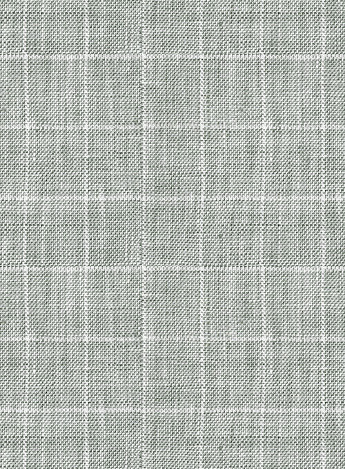 Italian Linen Lusso Gray Pants - Image 3