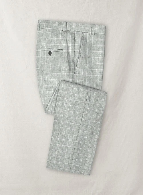 Italian Linen Lusso Gray Suit - Image 6