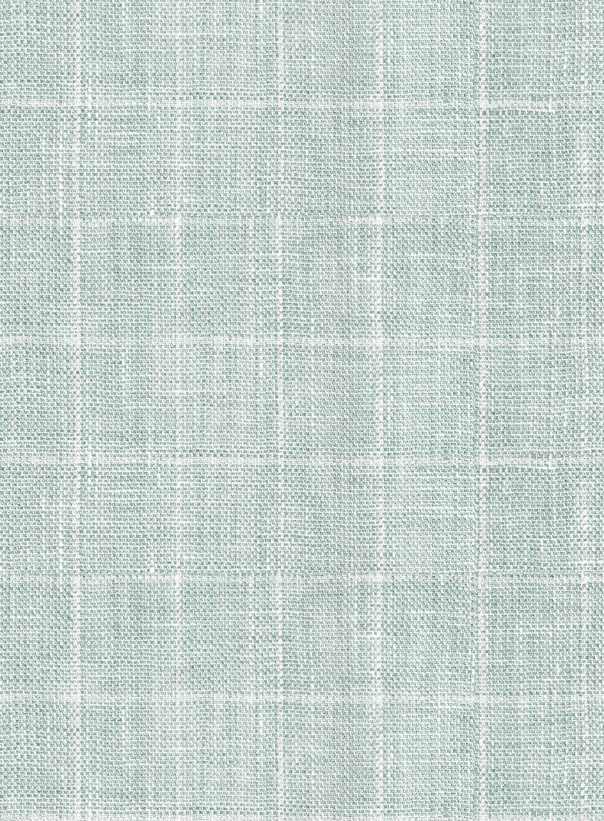 Italian Linen Lusso Summer Green Suit - Image 6