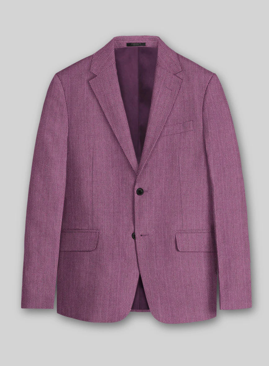 Italian Linen Marenzio Herringbone Suit - Image 2