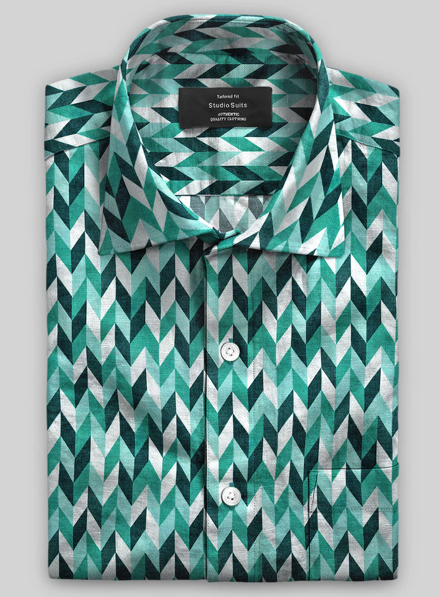 Italian Linen Matteo Shirt - Image 2