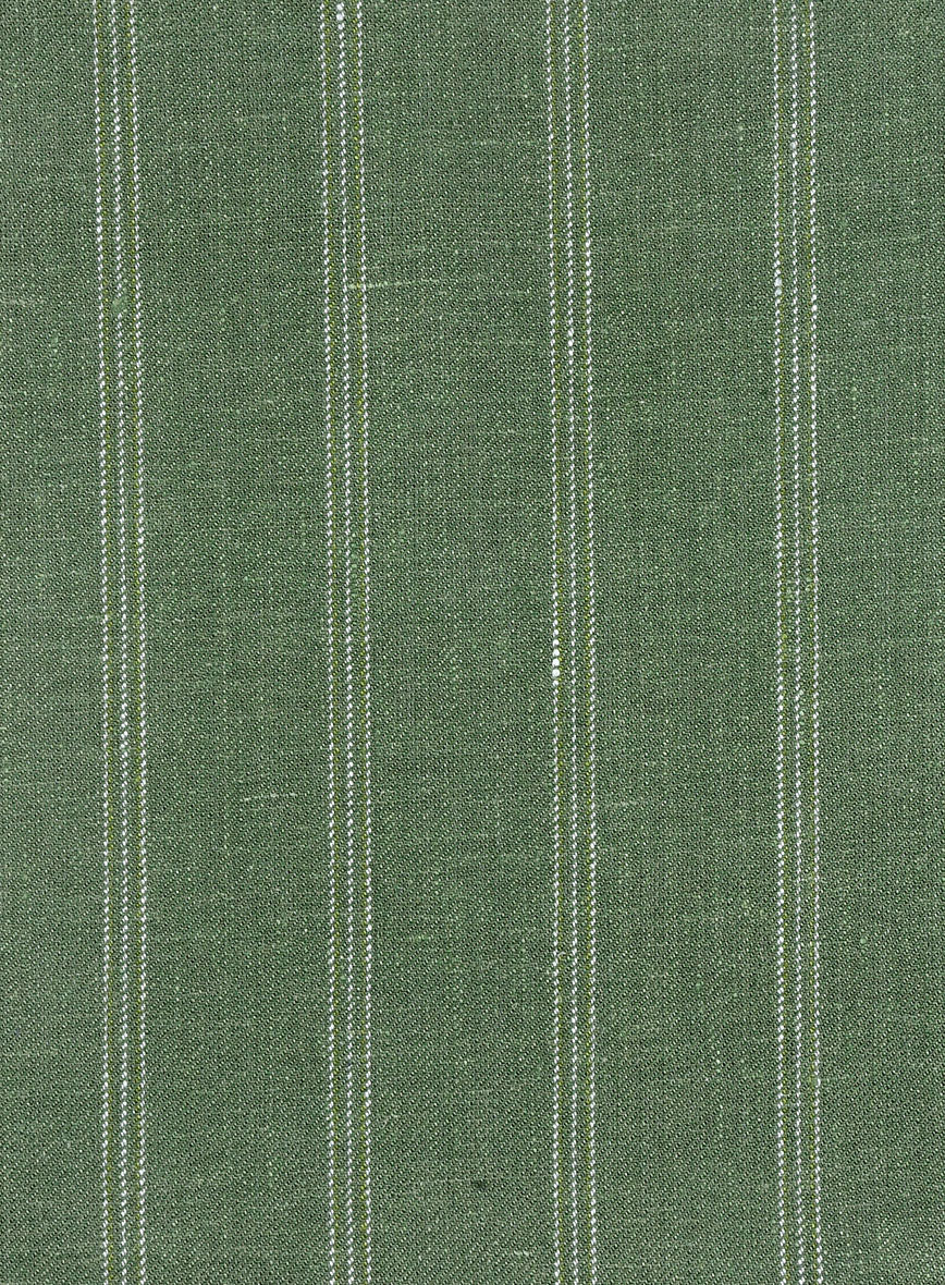 Italian Linen Mossaro Stripe Suit - Image 6