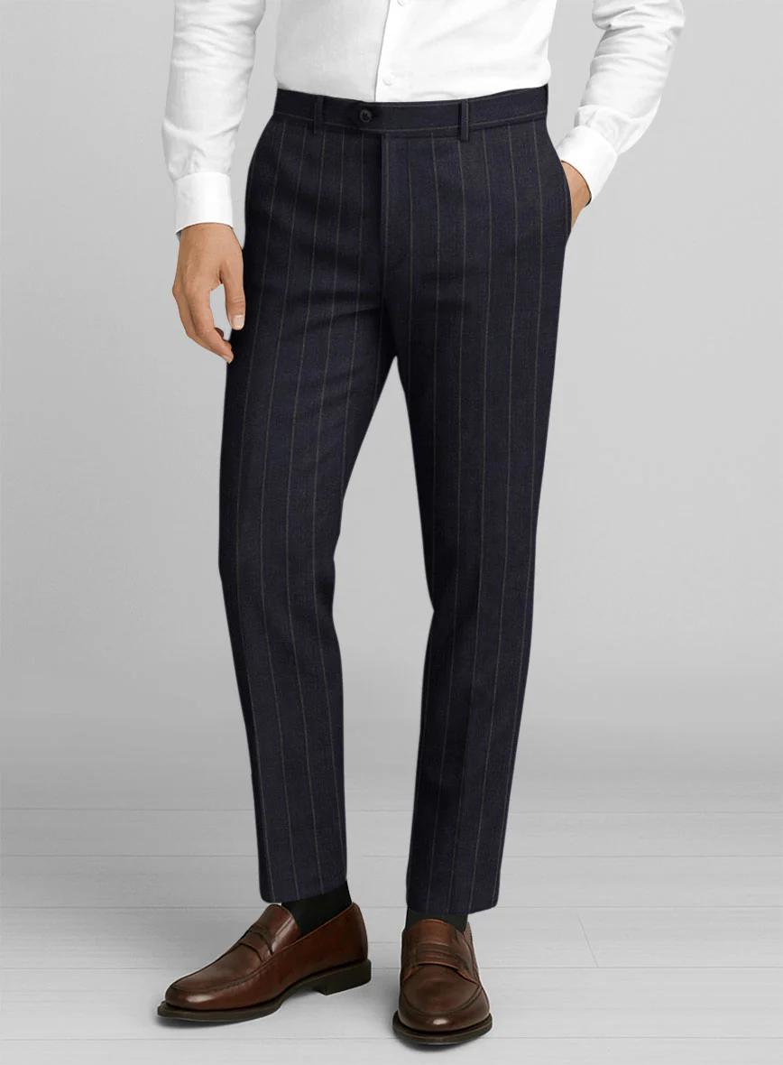 Italian Linen Naviero Stripe Suit - Image 5
